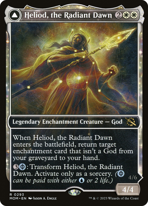 Heliod, the Radiant Dawn (Showcase) (MOM-293) - March of the Machine: (Showcase, enchantment)