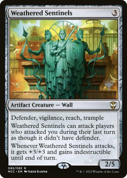 Weathered Sentinels (PPSNC-085) - New Capenna Commander Promos Foil