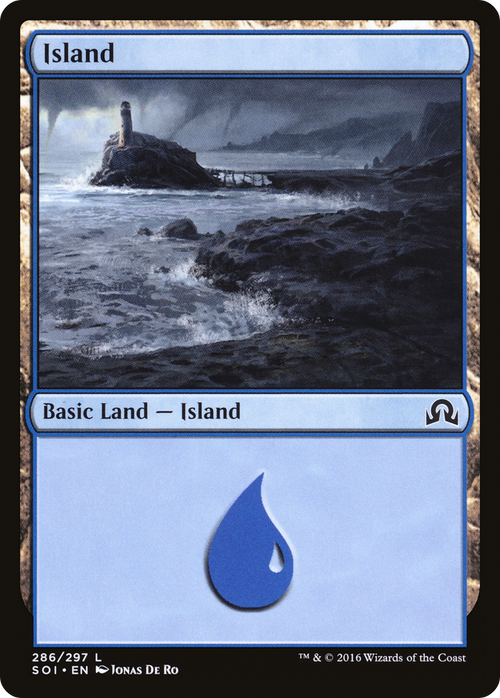 Island (286) (SOI-286) - Shadows over Innistrad Foil