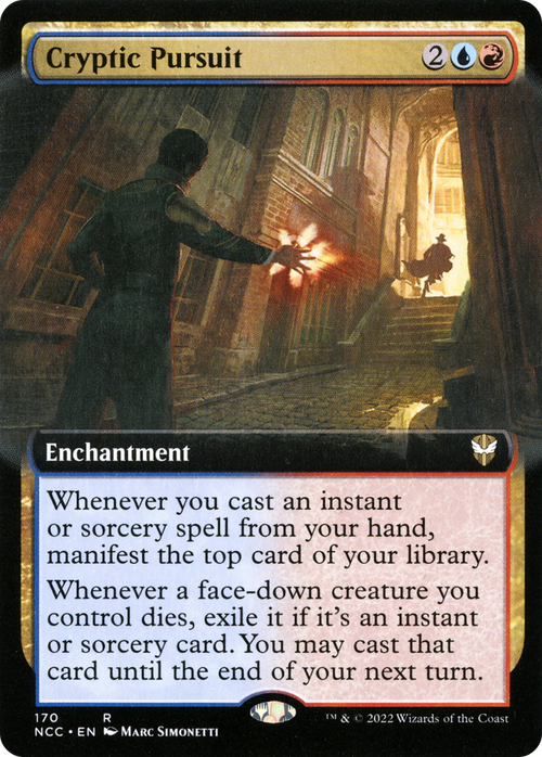 Cryptic Pursuit (Extended Art) (NCC-170) - New Capenna Commander: (Extended Art)