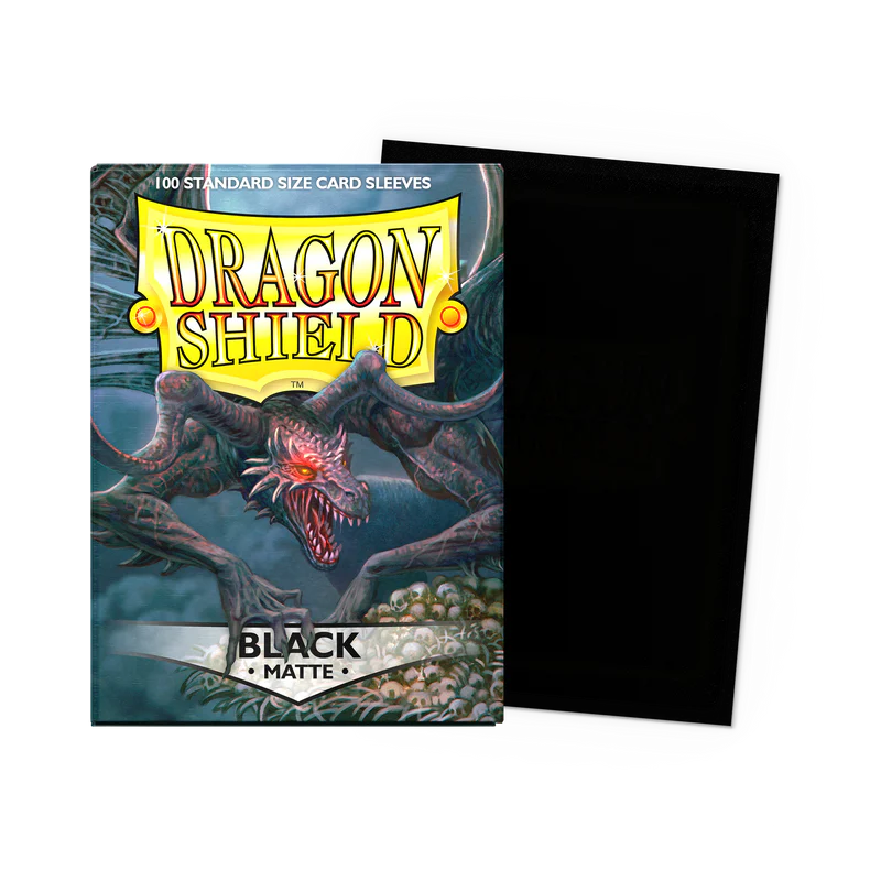 Dragon Shield Black - Matte Sleeves