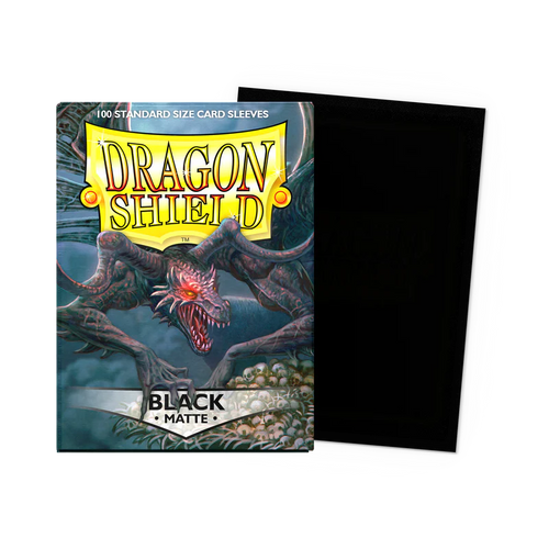 Dragon Shield Black - Matte Sleeves