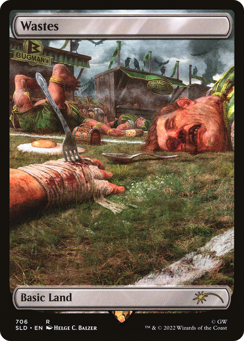 Wastes (706) - Full Art (SLD-706) - Secret Lair Drop