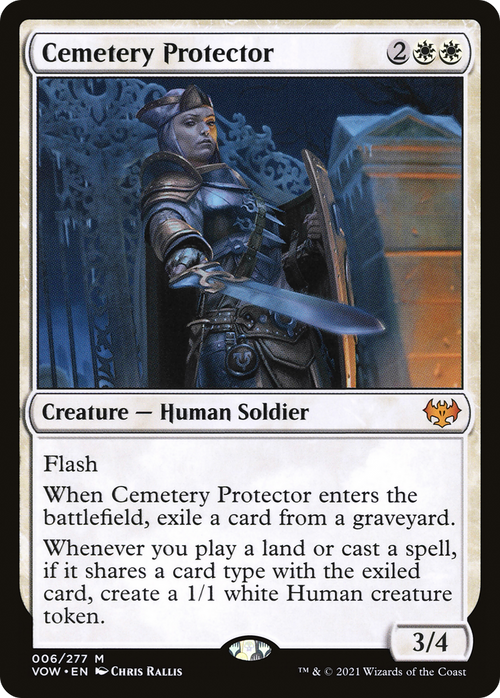 Cemetery Protector (VOW-006) - Innistrad: Crimson Vow Foil