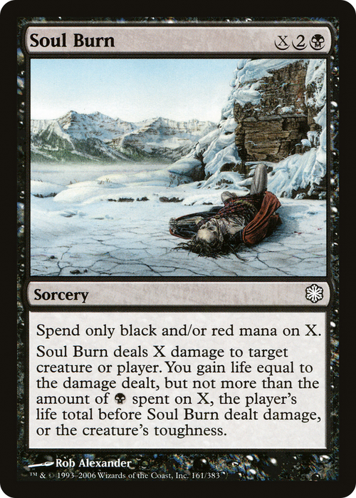 Soul Burn (CTD-161) - Coldsnap Theme Decks