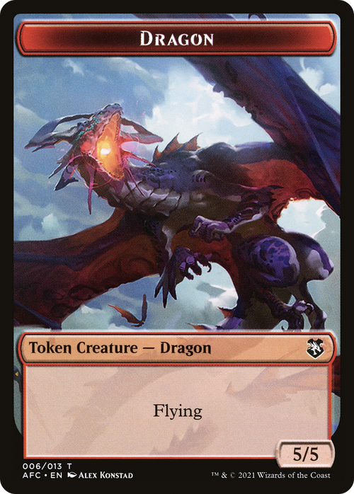 Dragon (TAFC-006) - Forgotten Realms Commander Tokens