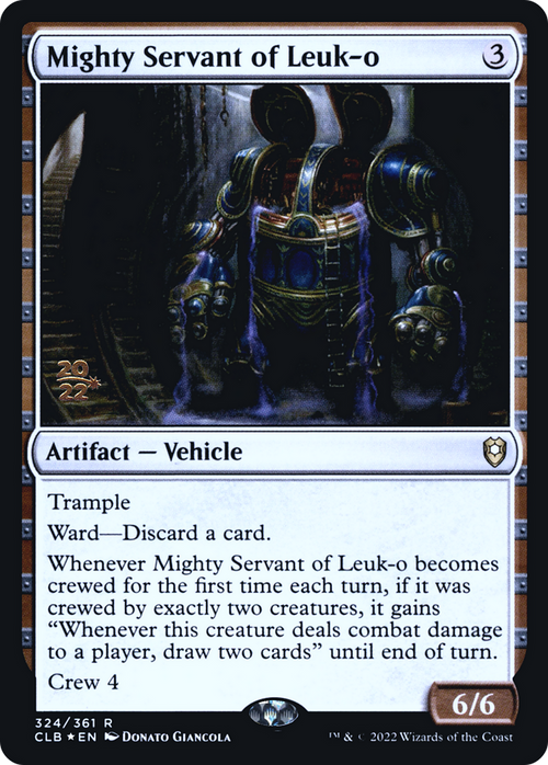Mighty Servant of Leuk-o (PRE-324) - Battle for Baldur's Gate Promos Foil