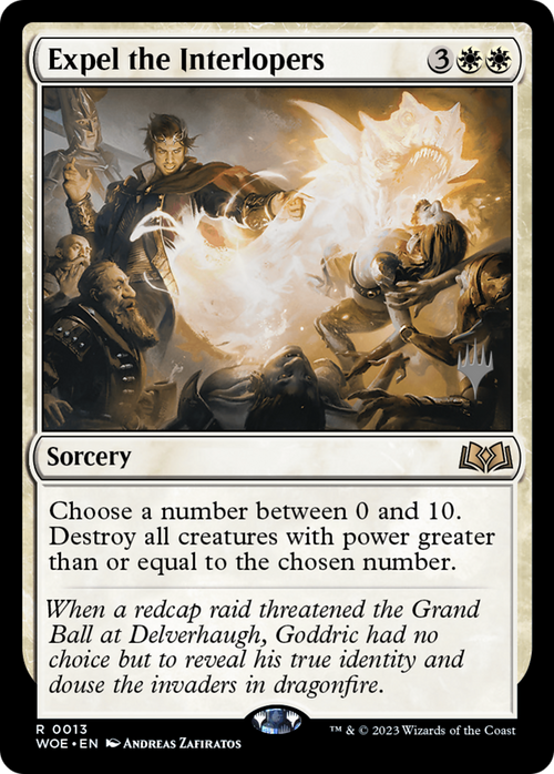 Expel the Interlopers (PPWOE-013) - Wilds of Eldraine Promos