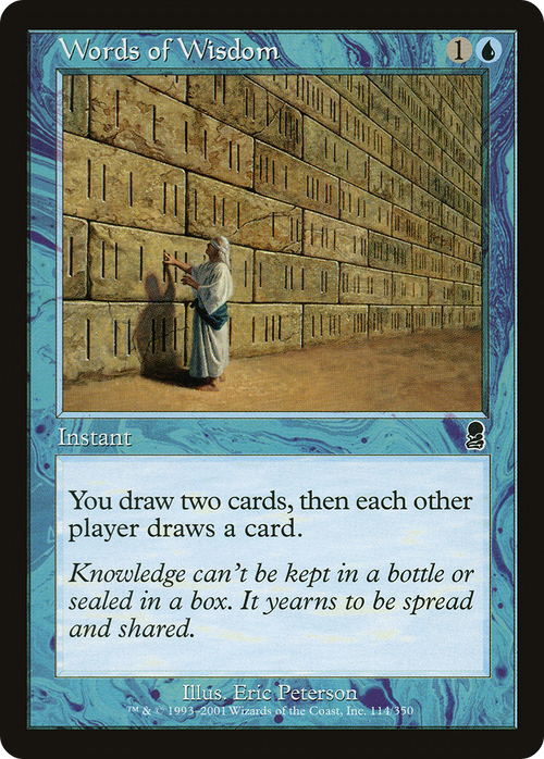 Words of Wisdom (ODY-114) - Odyssey Foil
