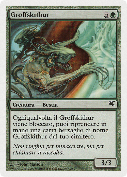 Groffskithur (Italian) - "Groffskithur" (K42) (PSAL-K42) - Salvat 2005