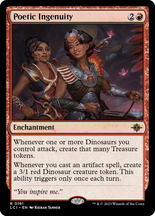 Poetic Ingenuity (LCI-161) - The Lost Caverns of Ixalan Foil