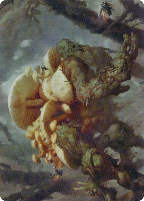 Swarm Shambler // Swarm Shambler (AZNR-073) - Zendikar Rising Art Series (Borderless) Foil