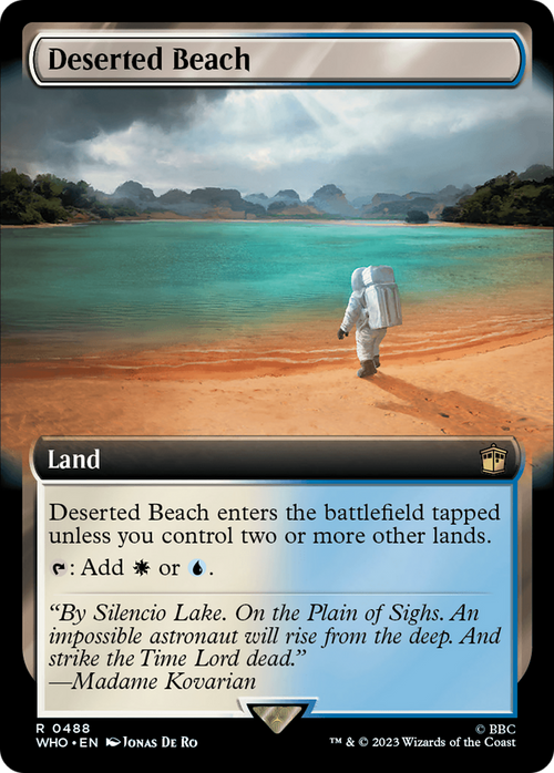 Deserted Beach (Extended Art) (WHO-488) - Doctor Who: (Extended Art)