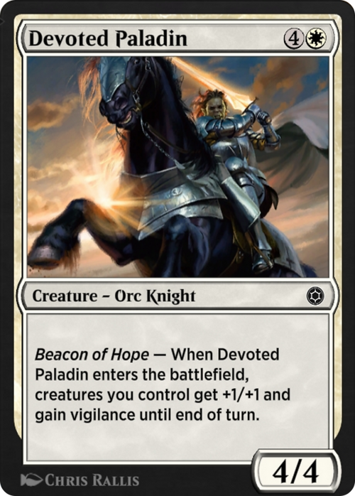 Devoted Paladin (HBG-088) - Alchemy Horizons: Baldur's Gate