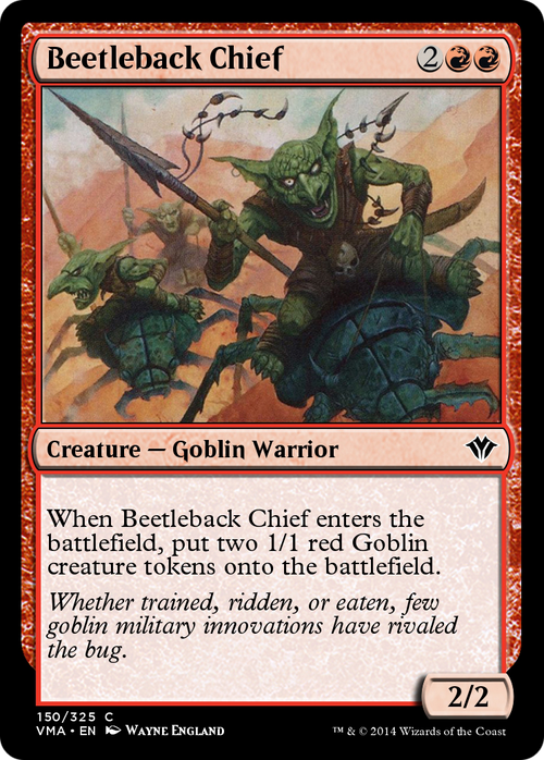 Beetleback Chief (VMA-150) - Vintage Masters Foil