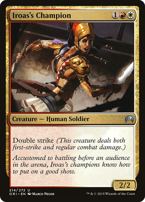Iroas's Champion (ORI-214) - Magic Origins Foil
