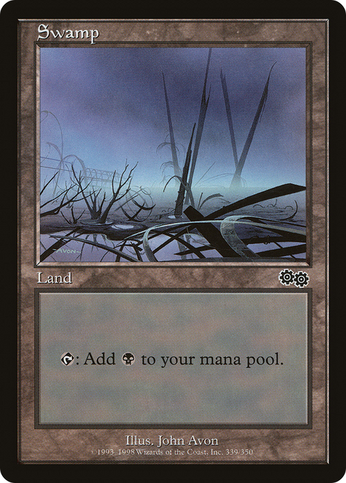 Swamp (339) (USG-339) - Urza's Saga