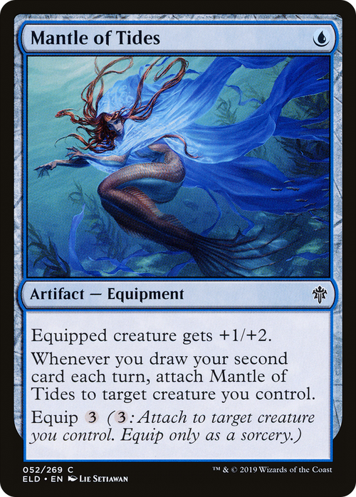 Mantle of Tides (ELD-052) - Throne of Eldraine Foil