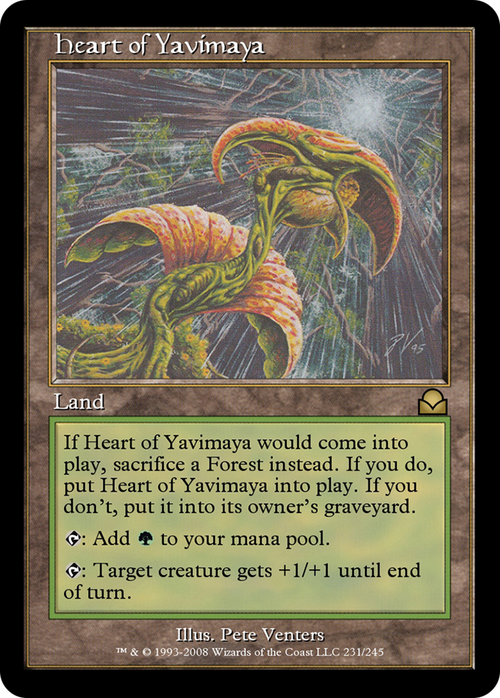 Heart of Yavimaya (ME2-231) - Masters Edition II