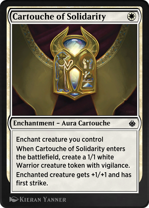 Cartouche of Solidarity (AKR-008) - Amonkhet Remastered