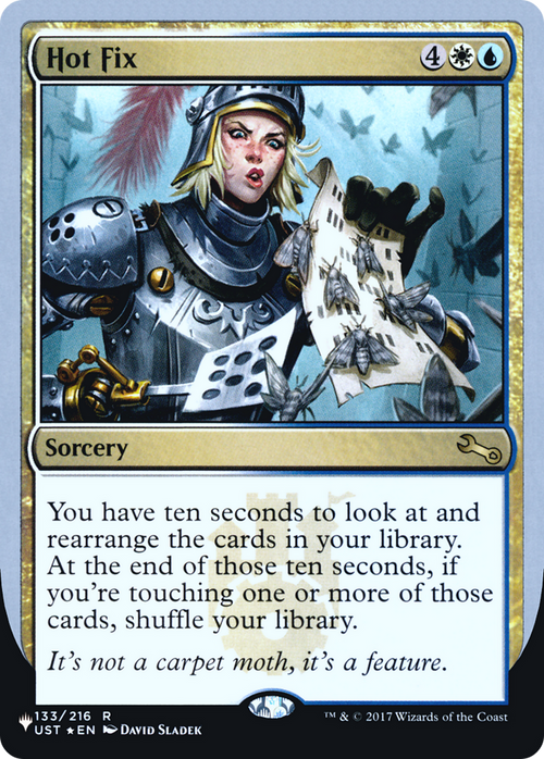 Hot Fix (LIST-133/216) - The List (Unfinity Foil Edition) Foil