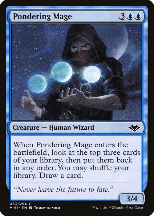 Pondering Mage (MH1-063) - Modern Horizons