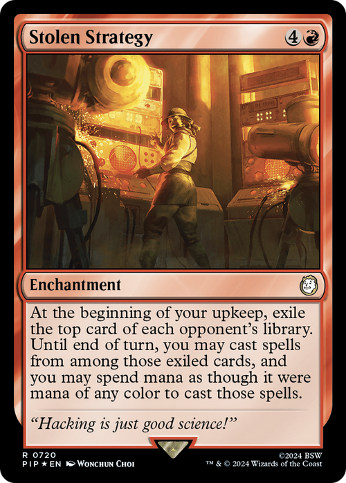 Stolen Strategy (Surge Foil) (PIP-720) - Fallout Foil