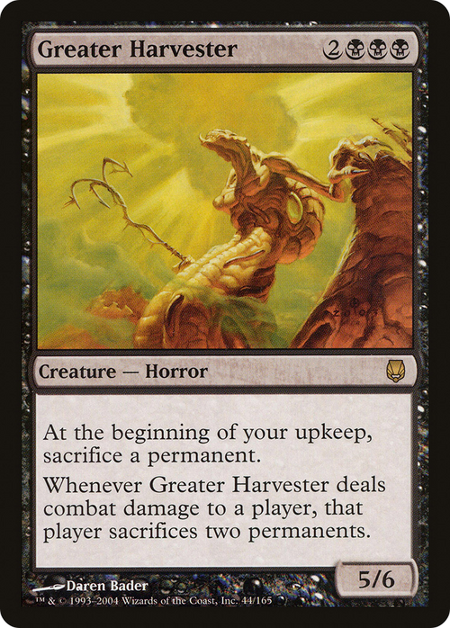 Greater Harvester (DST-044) - Darksteel