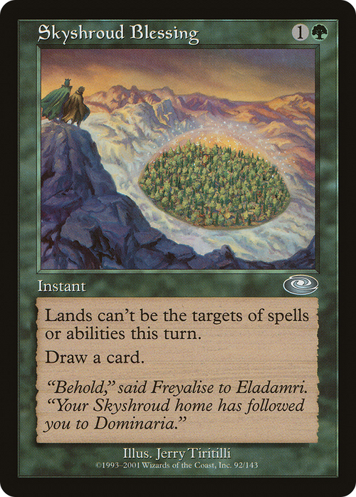 Skyshroud Blessing (PLS-092) - Planeshift