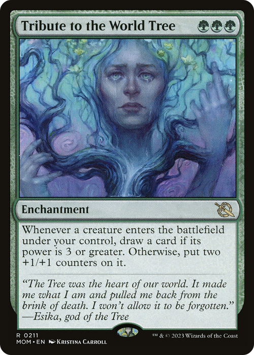 Tribute to the World Tree (MOM-211) - March of the Machine Foil