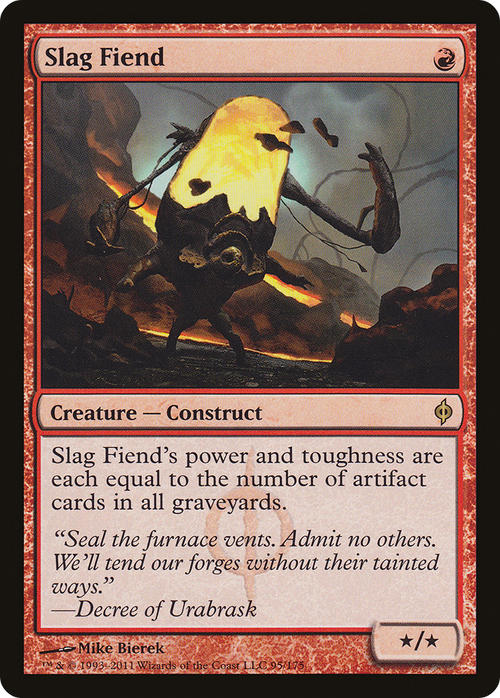 Slag Fiend (NPH-095) - New Phyrexia Foil