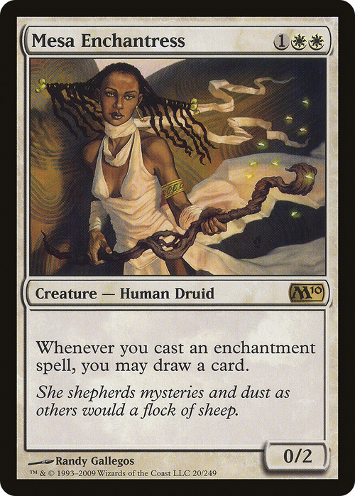 Mesa Enchantress (M10-020) - Magic 2010 Foil