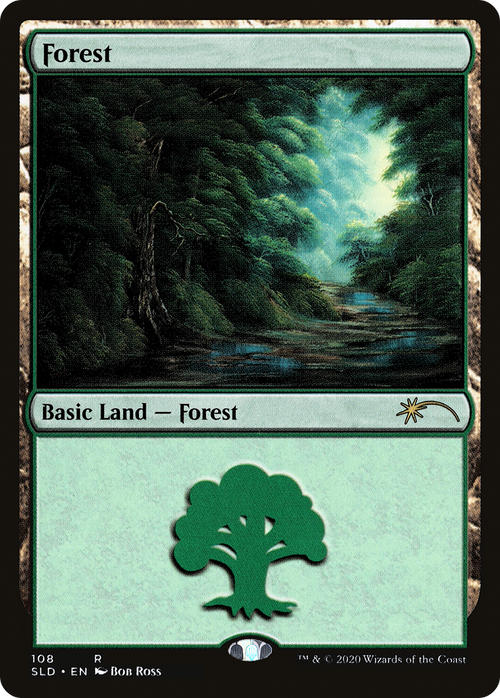 Forest (108) (Bob Ross) (SLD-108) - Secret Lair Drop Foil
