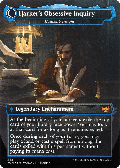 Jonathan Harker - Jacob Hauken, Inspector (VOW-332) - Innistrad: Crimson Vow: (Double Faced Transform) (Borderless)
