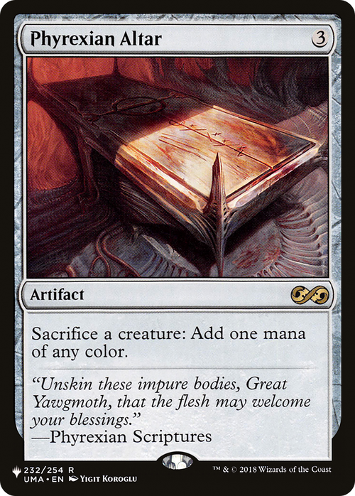 Phyrexian Altar (LIST-232/254) - The List