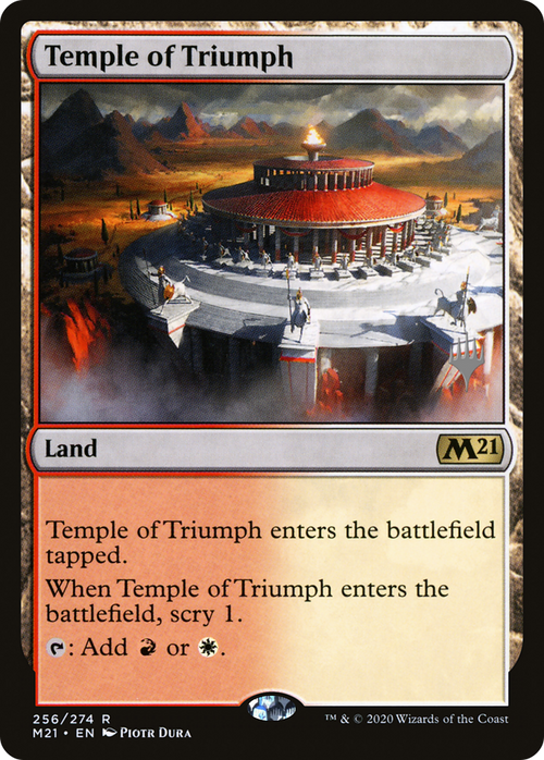 Temple of Triumph (PPM21-256P) - Core Set 2021 Promos Foil