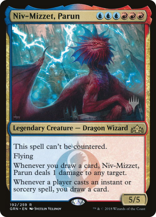Niv-Mizzet, Parun (PPM20-192P) - Guilds of Ravnica Promos Foil