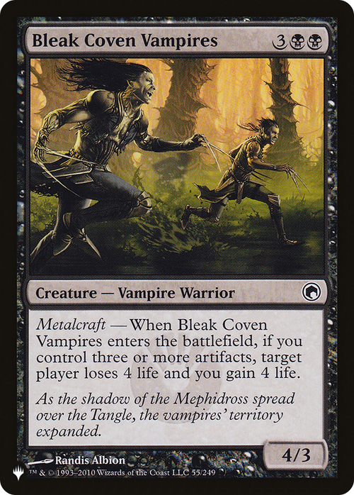 Bleak Coven Vampires (LIST-SOM-55) - The List