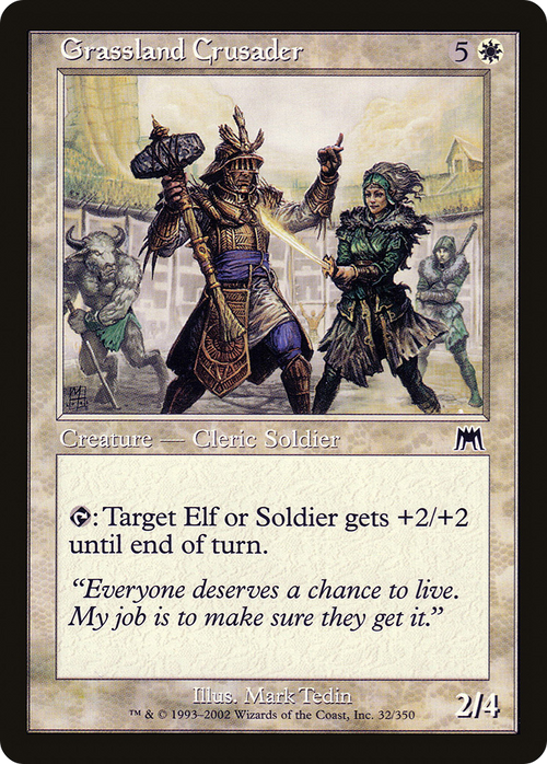 Grassland Crusader (ONS-032) - Onslaught