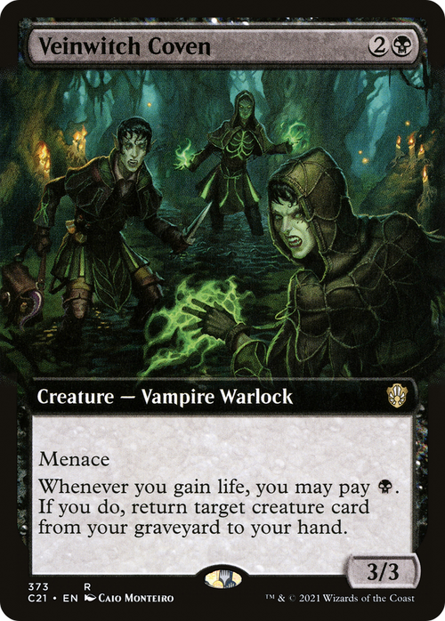 Veinwitch Coven (Extended Art) (C21-373) - Commander 2021: (Extended Art)