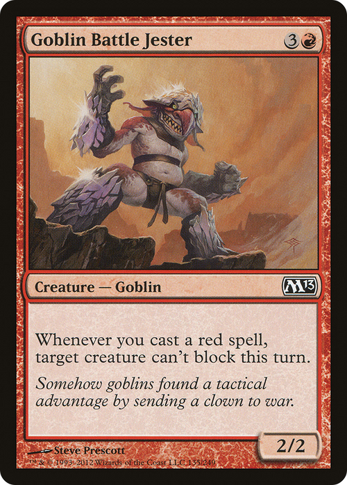 Goblin Battle Jester (M13-135) - Magic 2013 Foil