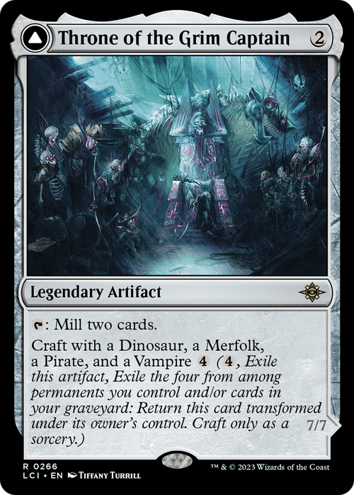 Throne of the Grim Captain (LCI-266) - The Lost Caverns of Ixalan Foil