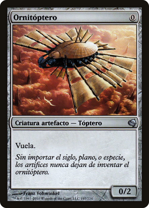 Ornithopter (Spanish) - "Ornitoptero" (PS11-197) - Salvat 2011