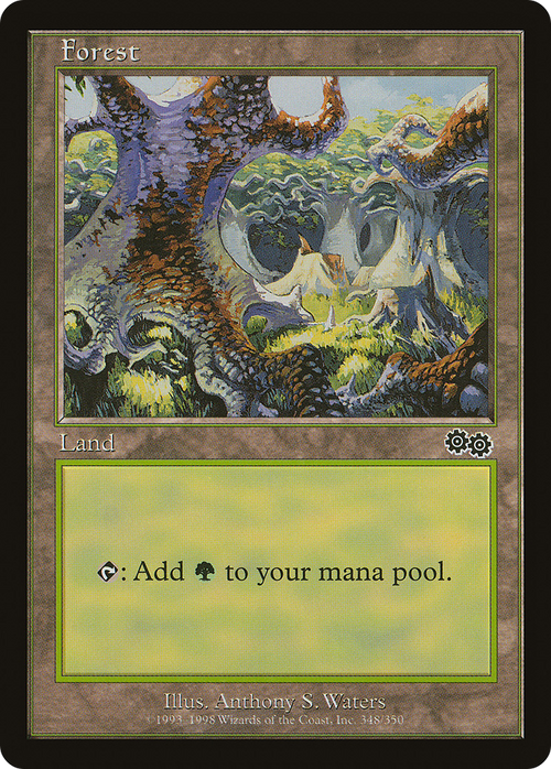 Forest (348) (USG-348) - Urza's Saga