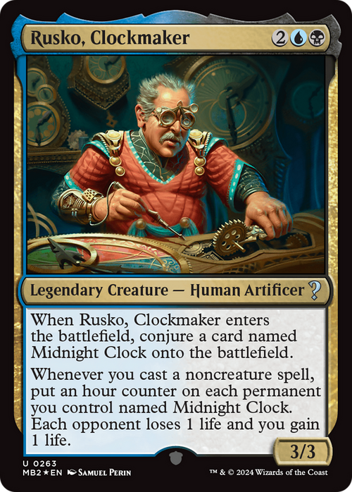 Rusko, Clockmaker (MB2-263) - Mystery Booster 2 Foil