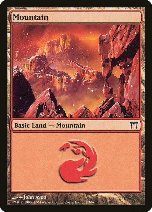 Mountain (302) (CHK-302) - Champions of Kamigawa