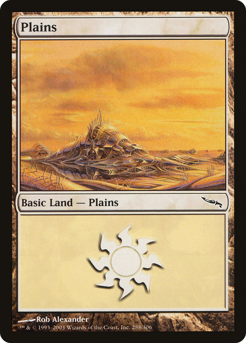 Plains (288) (MRD-288) - Mirrodin Foil