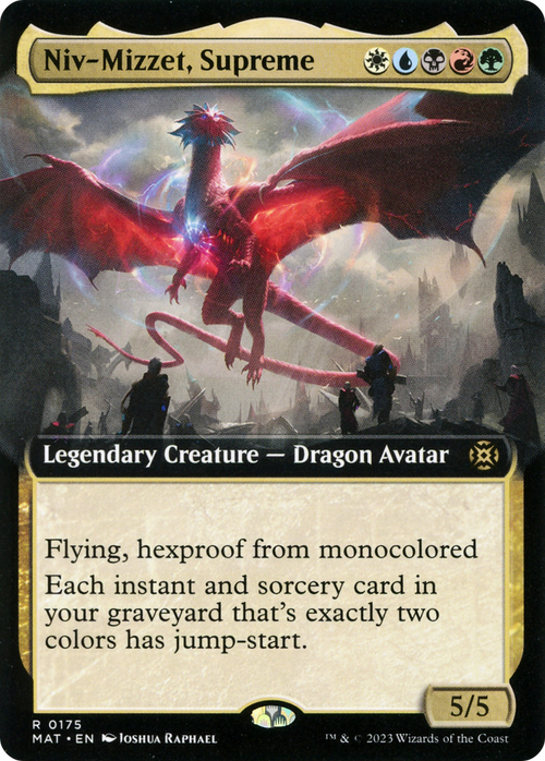 Niv-Mizzet, Supreme (Extended Art) (MAT-175) - March of the Machine: The Aftermath: (Extended Art)