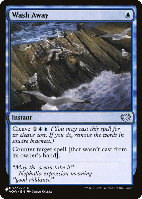 Wash Away (LIST-VOW-87) - The List
