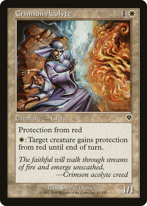 Crimson Acolyte (INV-011) - Invasion Foil